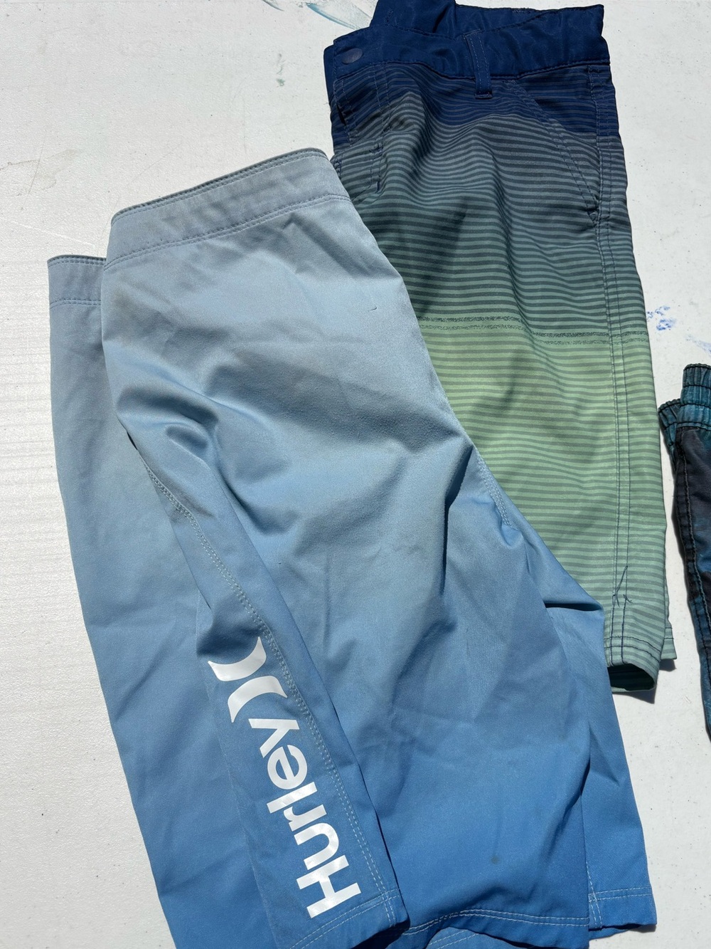 Hurley Boys Blue Ombre Swim Short Set